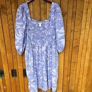 Ava & Viv 1X Purple Marble Dress